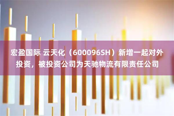 宏盈国际 云天化（600096SH）新增一起对外投资，被投资公司为天驰物流有限责任公司